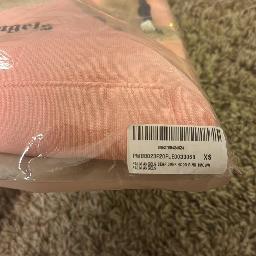 Palm Angels Pink Bear Hoodie - Picture 3 of 4